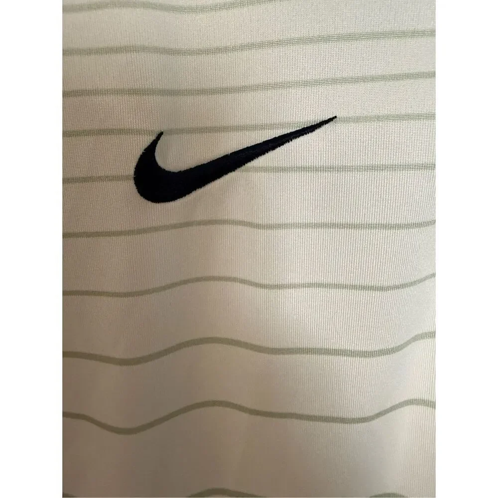 Nike UVA Virginia Cavaliers Dri fit Polo White Mens XL Short Sleeve Activewear A